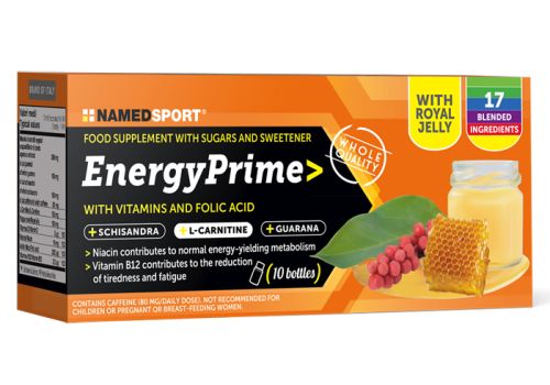 Energy Prime integratore di vitamine e acido folico 10 flaconcini