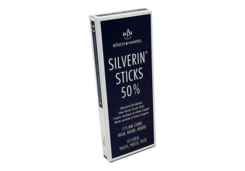 Silverin Sticks 50% matita caustica al nitrato d'argento rigido 115mm 10 pezzi