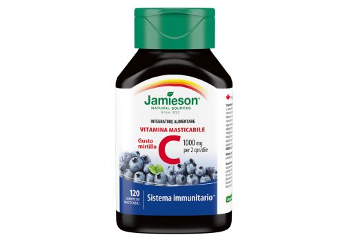 Jamieson Vitamina C 1000mg integratore per il sistema immunitario 120 compresse masticabili