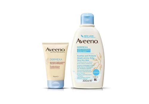 AVEENO DERMEXA BAGNO DOCCIA 300ML + BALSAMO CORPO 75ML