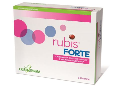 Rubis Forte integratore per la funzionalità del tratto urinario 14 bustine