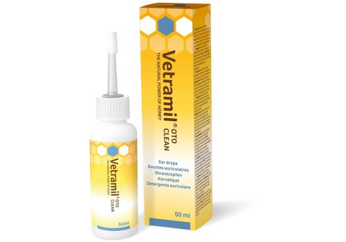 Vetramil Oto Clean detergente auricolare per uso veterinario 50ml