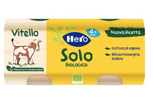 Hero Solo 100% biologico vitello omogeneizzato 2 x 80 grammi