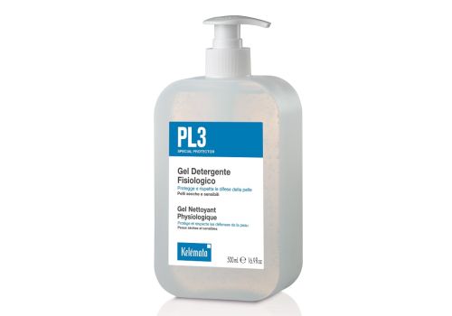 PL3 gel detergente fisiologico per pelli secche e sensibili 500ml