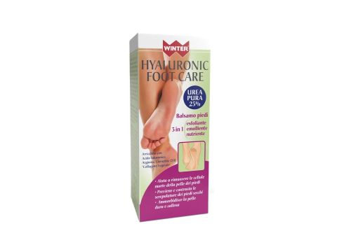 Winter Hyaluronic Foot Care balsamo piedi esfoliante emolliente nutriente 75ml