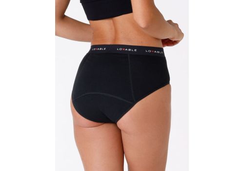 Lovable culotte da ciclo flusso medio colore nero misura l