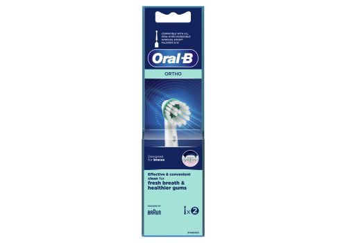 Oral-B Ortho testine di ricambio 2 pezzi