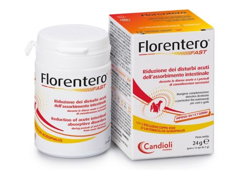 Florentero Act mangime complementare per la funzione intestinale di cani e gatti 12 compresse