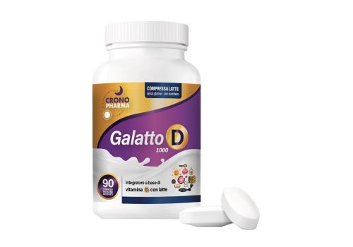 Galatto D 1000 integratore per il benessere intestinale 90 compresse masticabili