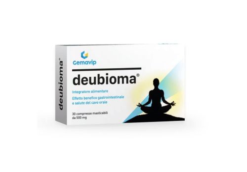 Deubioma integratore per la funzione intestinale 30 compresse masticabili