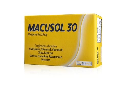 Macusol 30 integratore antiossidante 30 capsule