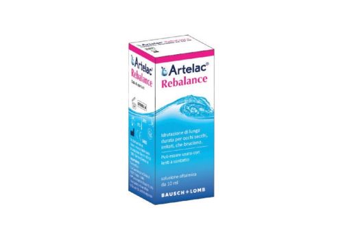 Artelac Rebalance gocce oculari idratanti e lubrificanti 10ml