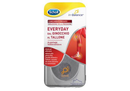 Scholl Everyday plantare sollievo dolore ginocchio-tallone 2 pezzi