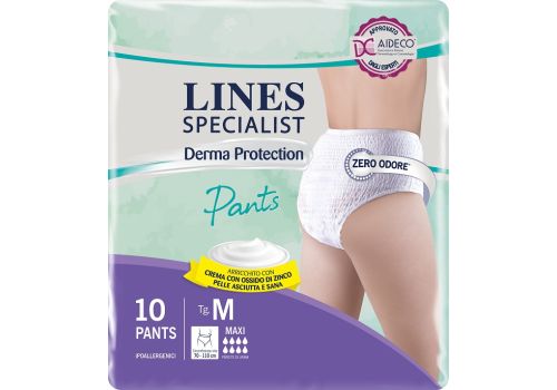 Lines Specialist Derma Protection Maxi pants misura m 10 pezzi