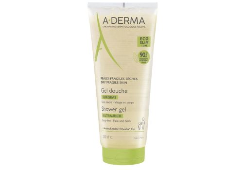 Aderma Gel Doccia Surgras viso corpo 200ml