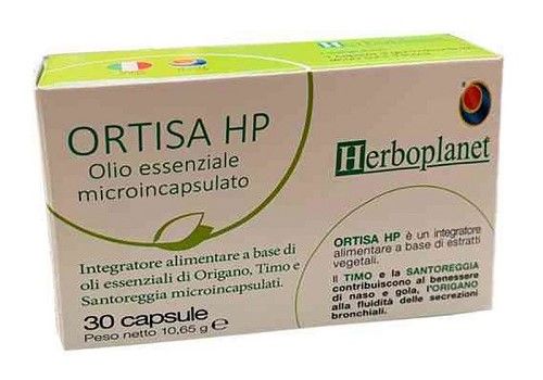 Ortisa Hp integratore per l'apparato respiratorio 30 capsule