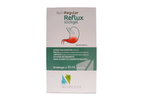 Nutriregular Reflux integratore per il benessere gastro-intestinale 20 stickgel