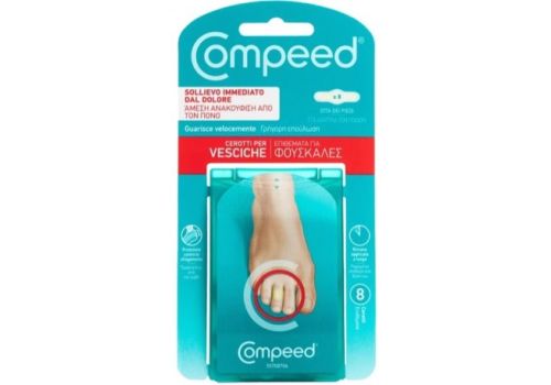 Compeed cerotti per vesciche dita dei piedi 8 pezzi