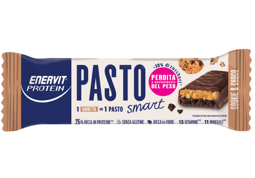 Enervit Protein pasto sostitutivo barretta cookie choko 55 grammi