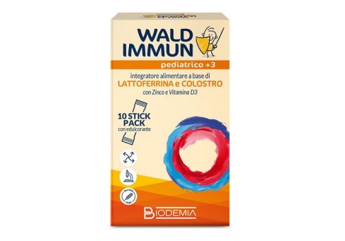 Waldimmun Pediatrico +3 integratore per il sistema immunitario 10 stick