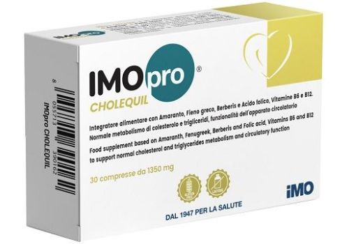 Imopro Cholequil integratore per il sistema cardiovascolare 30 compresse