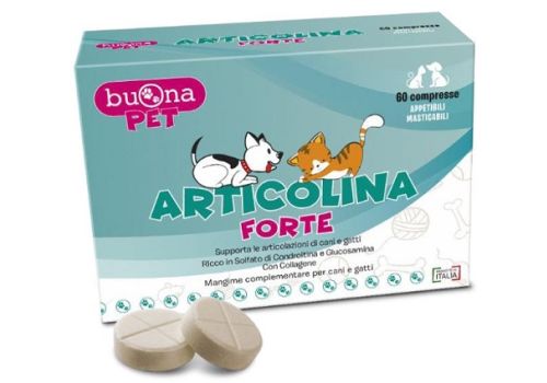 Articolina Forte 60 mangime complementare per le articolazioni di cani e gatti 60 compresse appetibili