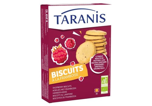 Taranis biscotti al lampone aproteici 120 grammi