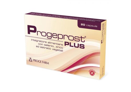 Progeprost Plus integratore per la prostata 20 capsule 