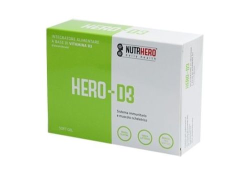 Hero-D3 integratore di Vitamina D 60 capsule