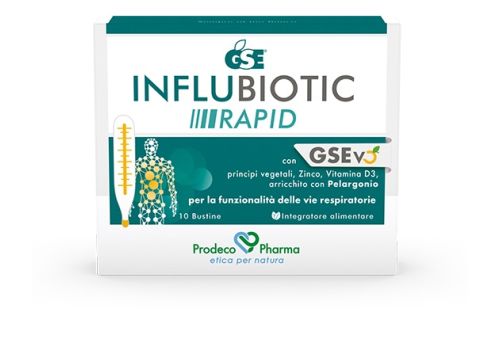 Gse Influbiotic Rapid integratore per le vie respiratorie 10 bustine