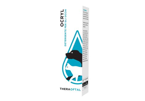 Theraoftal Ocryl detergente per gli occhi di cani e gatti 135ml