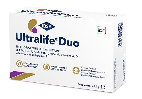 ultralife duo integratore per la gravidanza 30 capsule + 30 capsule