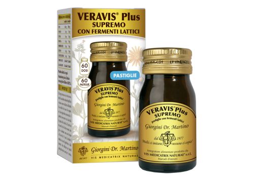 Veravis Plus Supremo integratore per la stitichezza con fermenti lattici 60 pastiglie