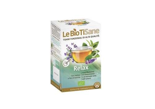 Le Bio Tisane Relax tisana funzionale di alta qualità 20 bustine