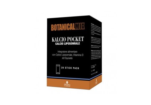 Botanicalmix Kalcio Pocket integratore di calcio liposomiale 20 stick pack