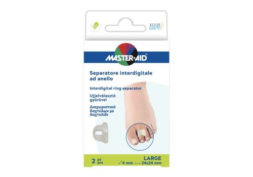 Master Aid Foot Care separatore interdigitale ad anello misura l 2 pezzi