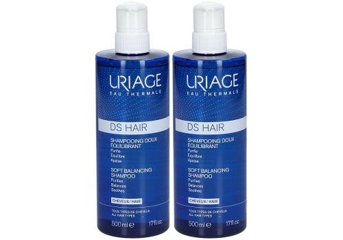 Uriage Ds Hair shampoo delicato riequilibrante bipack 500ml+500ml