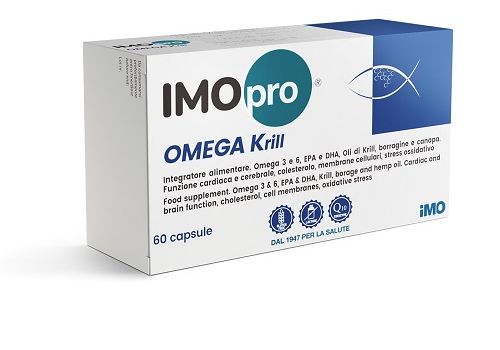 Imopro Omega Krill integratore di Omega 3 60 capsule