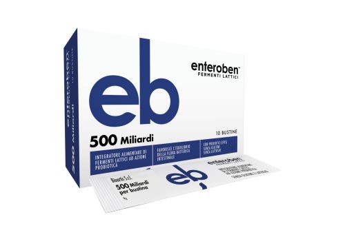 Enteroben 500 miliardi integratore di fermenti latttici 10 stick pack