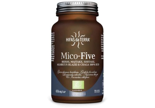 Mico-five +chaga integratore per il sistema immunitario 70 capsule