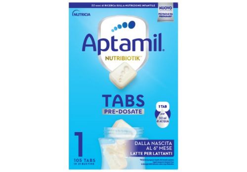 Aptamil Tabs Pre-Dosate 1 latte per lattanti dalla nascita polvere 21 bustine