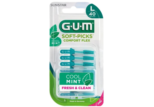 Gum Soft-Picks Confort flex Mint Small 40 scovolini al sapore di menta fredda