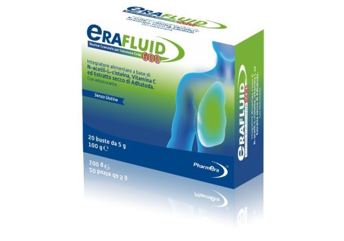 Erafluid 600 integratore per il benessere delle vie respiratorie 20 bustine