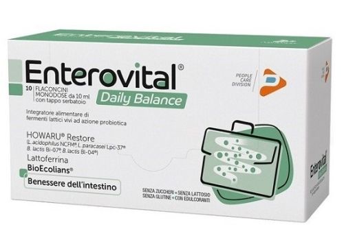 Enterovital Daily Balance integratore di fermenti lattici 10 flaconcini