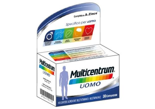 multicentrum Uomo integratore multivitaminico multiminerale 30 compresse