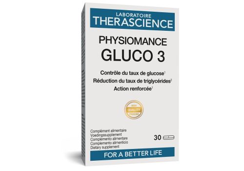 Physiomance Gluco 3 integratore per il controllo della glicemia 30 compresse