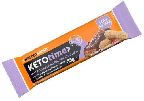 Ketotime barretta di proteine e fibre gusto roasted peanut 35 grammi