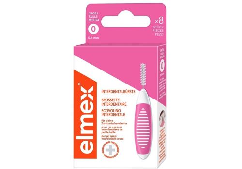 Elmex scovolino interdentale 0,4mm rosa 8 pezzi