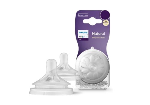 Avent Natural Response tettarella 3m+ 2 pezzi