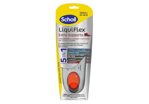 Scholl LiquiFlex extra supporto taglia L 1 plantare 